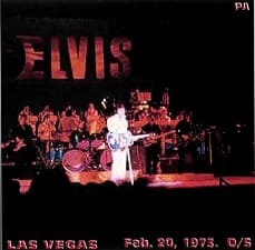 The King Elvis Presley, CDR PA, February 20, 1973, Las Vegas, Nevada